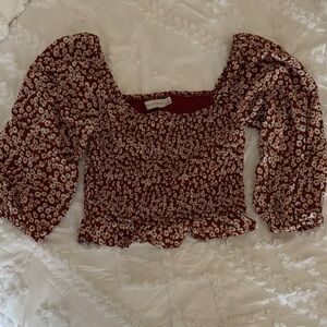 Floral Crop Top